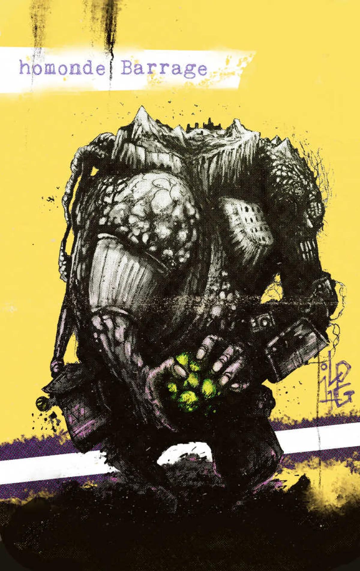 Homonde courant et portant un genre d'oeuf dans ses bras façon rugbyman